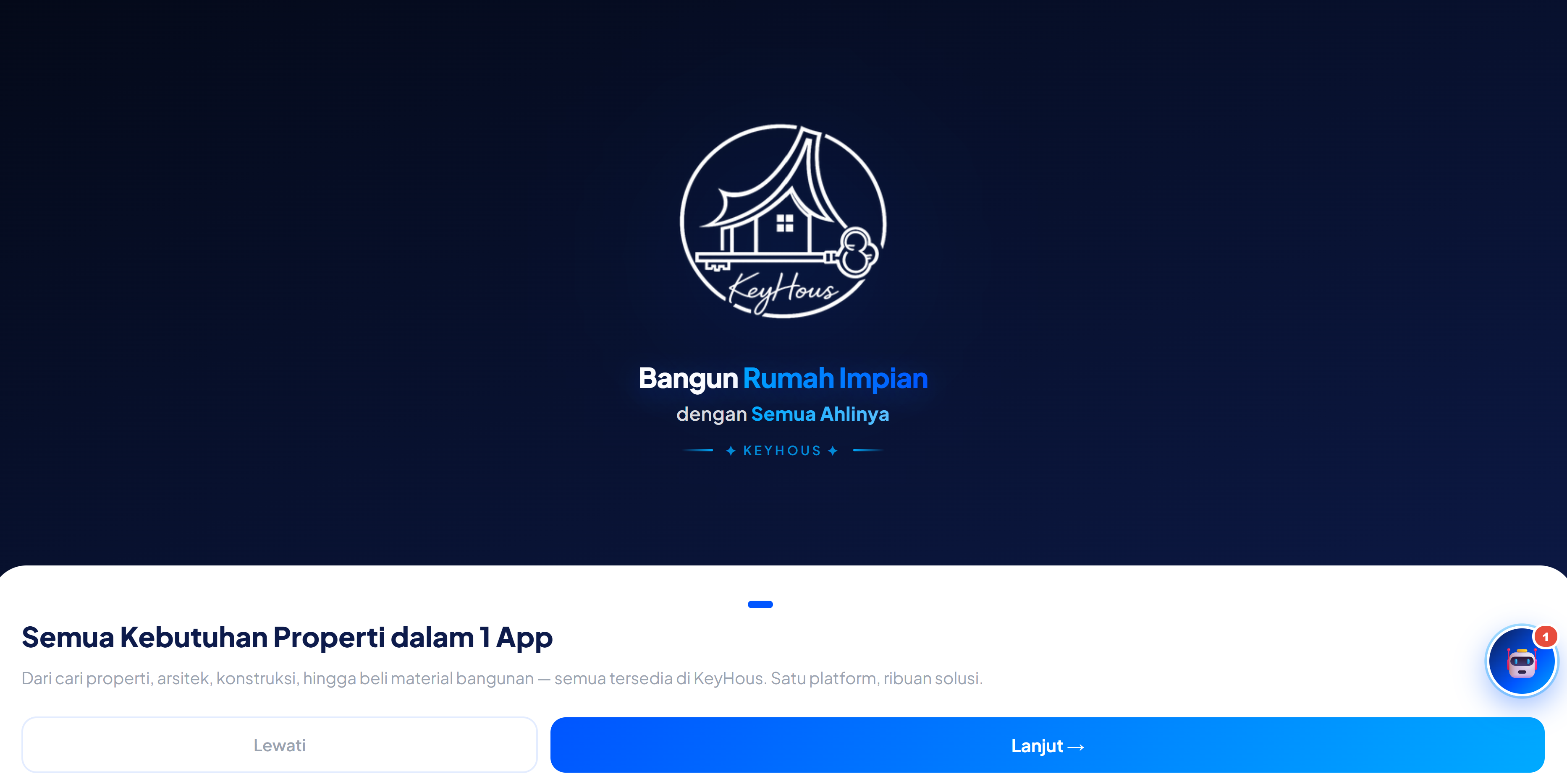 Onboarding KeyHous semua kebutuhan properti